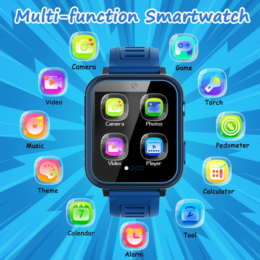 Smart Game Watch: Touchscreen Smartwatch with Games